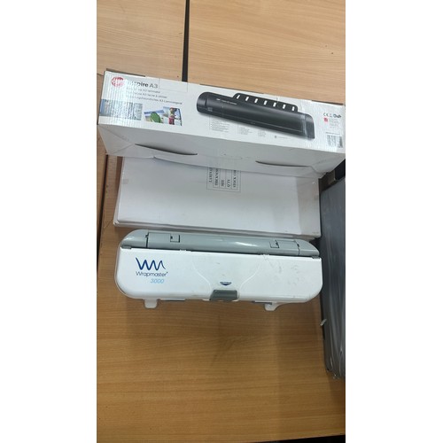 129 - Selection of office equipment to include Laminators etc