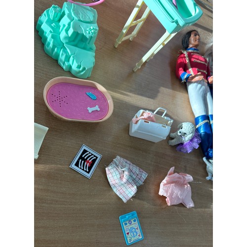 128 - Large selection of vintage and later barbies and accessories