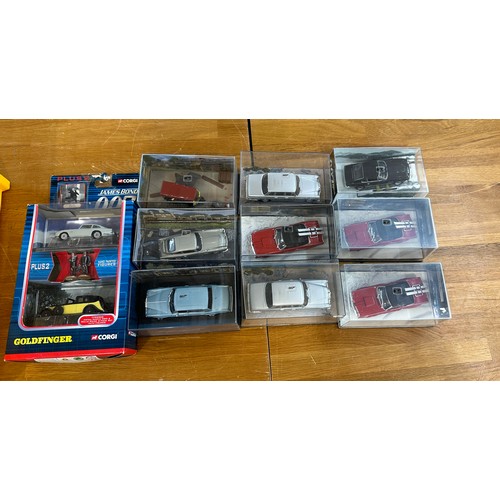 88 - Selection of assorted diecast cars includes james bond etc