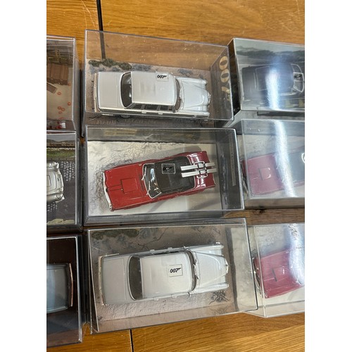 88 - Selection of assorted diecast cars includes james bond etc