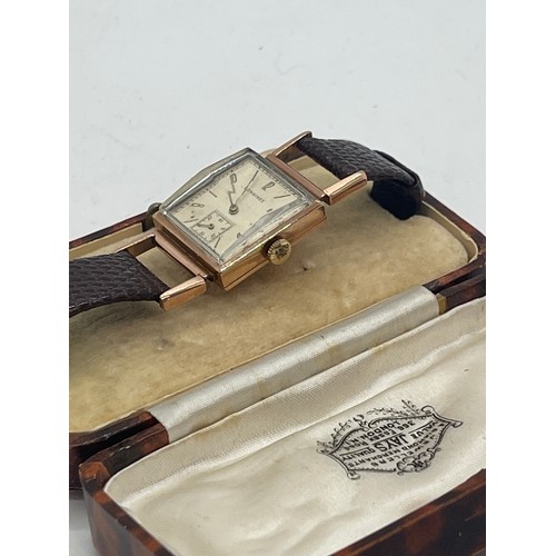 579 - Vintage mechanical Longines gold plated wrist watch ( unisex ) winds up and ticks, no warranty given