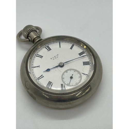 571 - Antique Elgin pocket watch, untested