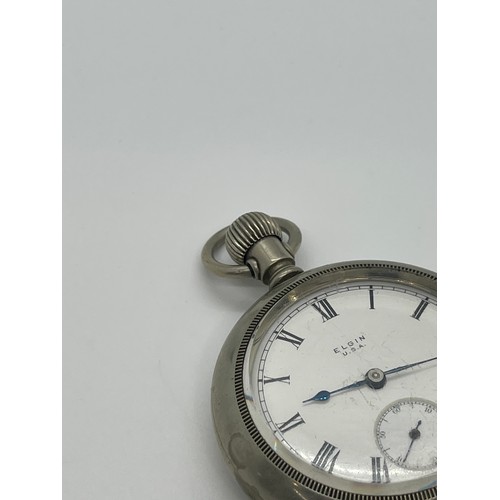 571 - Antique Elgin pocket watch, untested