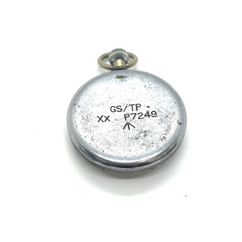 575 - WW2 Military pocket watch, untested