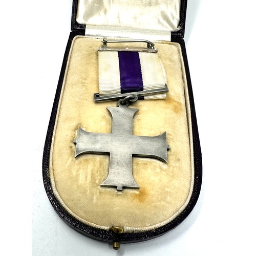 379 - WW.1 Era Cased Military Cross Medal Un-Named As Issued