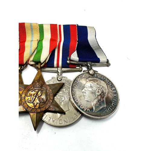 371 - Mounted WW.2 Navy N.G.S Medal - L.S.G.C Group Inc. Atlantic - Africa - Italy Sta