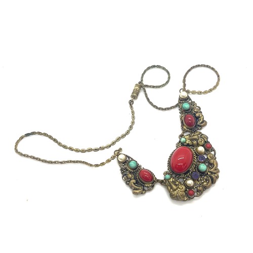 572 - Vintage Czech necklace attributed to Max Neiger