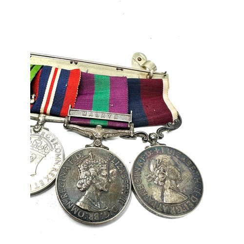 370 - WW.2 - ER.II Mounted R.A.F Long Service Medal Group. Inc. Burma Star - G.S.M Malaya to 575758 sen te... 