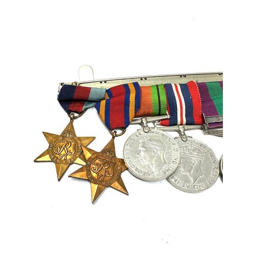 370 - WW.2 - ER.II Mounted R.A.F Long Service Medal Group. Inc. Burma Star - G.S.M Malaya to 575758 sen te... 