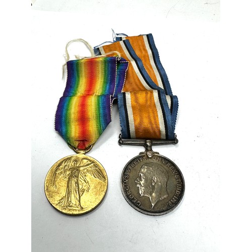 376 - WW.1 Medal Pair & Original Ribbons Named. G - 18739 Pte. A.W. Day R.W. Kent. R *