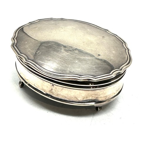 41 - .925 sterling trinket / jewellery box