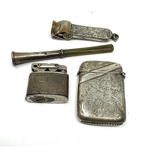 33 - 4 x .925 sterling tobacciana items