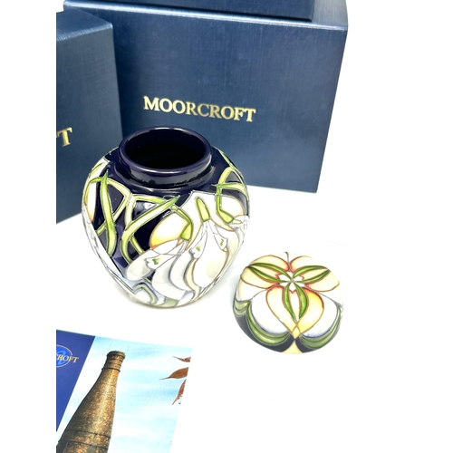 431 - Boxed Moorcroft Ginger jar