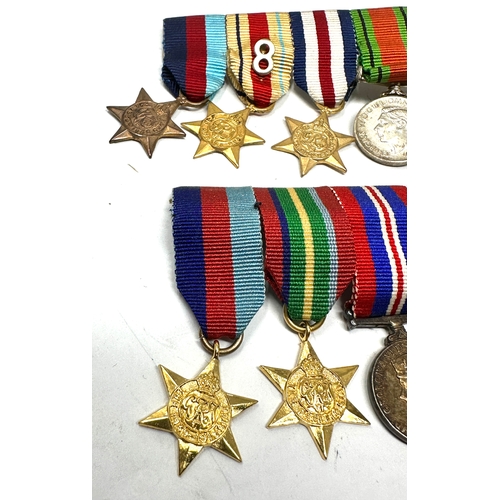 343 - 2 miniature medals groups