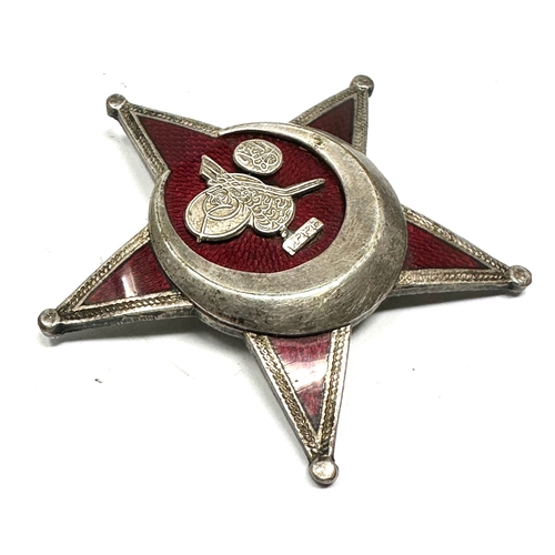 348 - Ottoman empire Iron crescent star of Gallipoli makers BB & Co