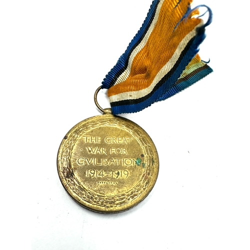 353 - K.I.A ww1 medal to 241800 pte h dyson w.rid.r Duke of Wellington's (West Riding Regiment) 2nd/5th Bn... 