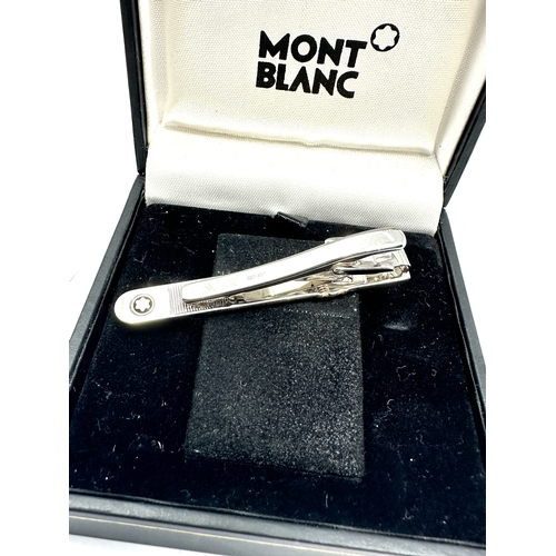 75 - original Boxed Mont blanc tie clip