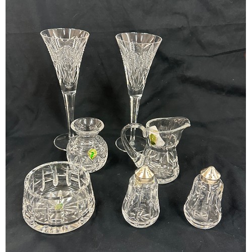 128 - 7 Pieces of Waterford glass