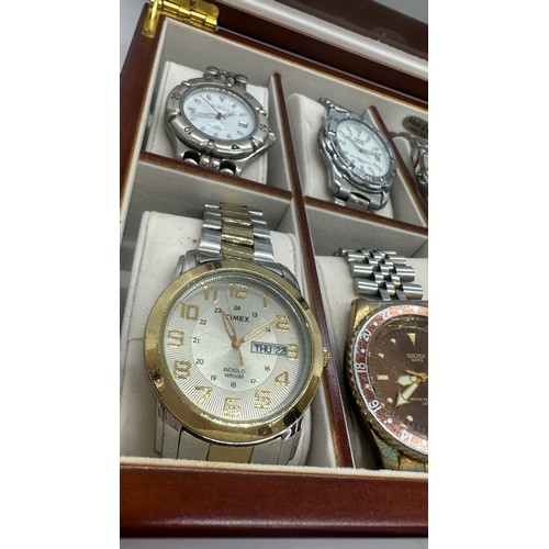 575 - Large selection of ladies and gents wristwatches includes Ben Sherman, Sekonda, Casio etc, untested