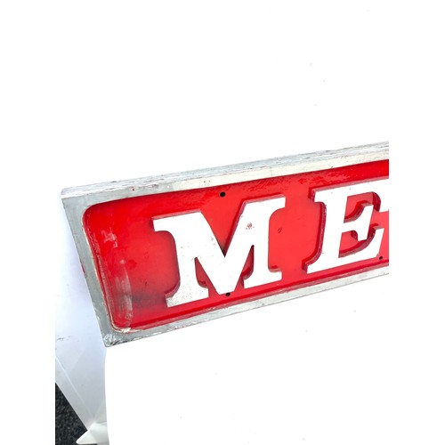 89 - Diesel train Meld sign measures approximately 30 inches by 8 inches