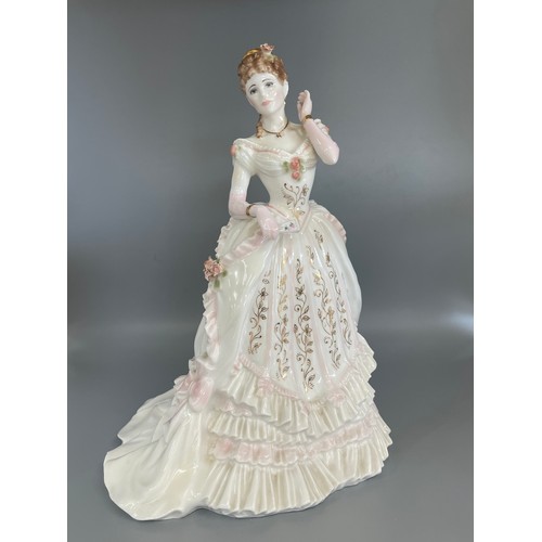 586 - Royal Worcester 1996 Figurine CW347 Jewel In The Crown Limited Edition