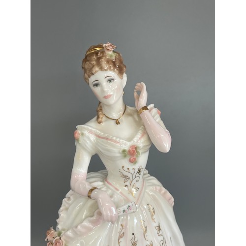 586 - Royal Worcester 1996 Figurine CW347 Jewel In The Crown Limited Edition