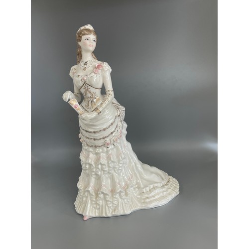 581 - Royal worcester a dazzling celebration lady figure no 895