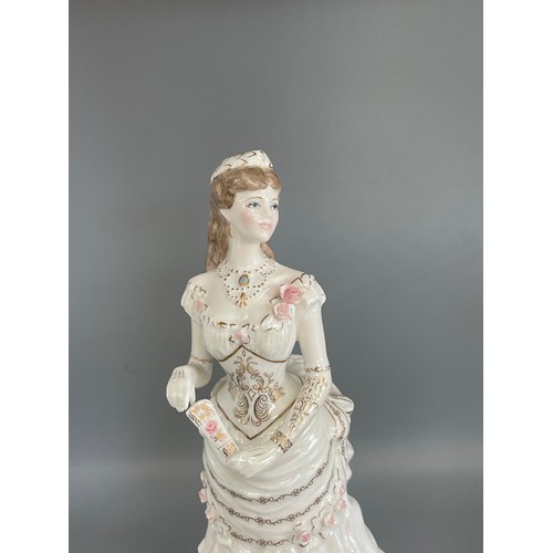 581 - Royal worcester a dazzling celebration lady figure no 895