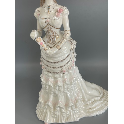 581 - Royal worcester a dazzling celebration lady figure no 895