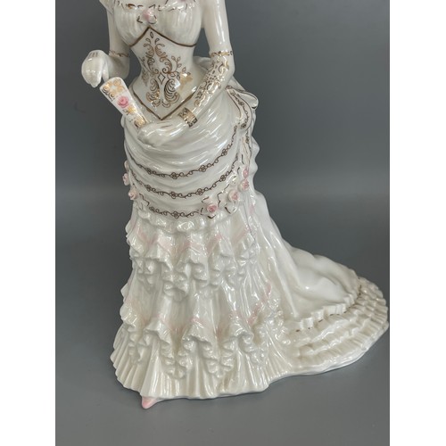 581 - Royal worcester a dazzling celebration lady figure no 895