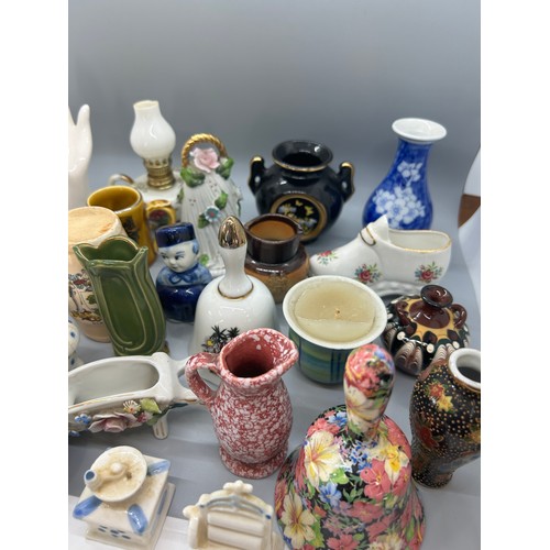 20 - Large selection of assorted pottery includes vases, jugs etc