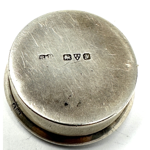 15 - Antique silver rouge / pill box chester silver hallmarks