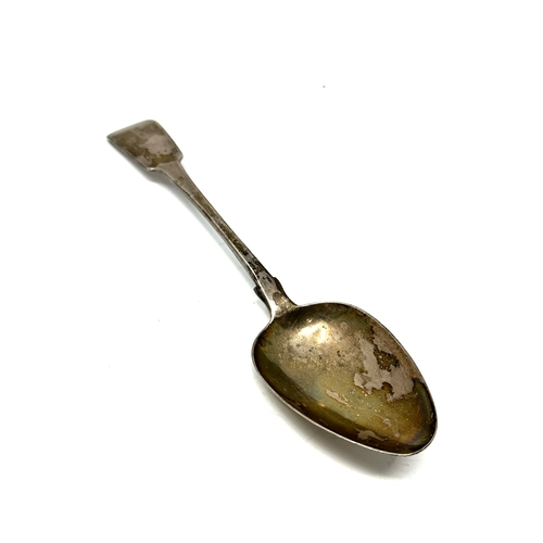 3 - Antique stewart Irish Georgian silver serving spoon full georgian irish silver hallmarks measures ap... 