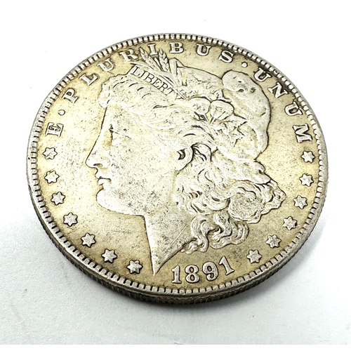 431 - 1891 silver usa one dollar