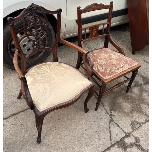 320 - Two antique chairs