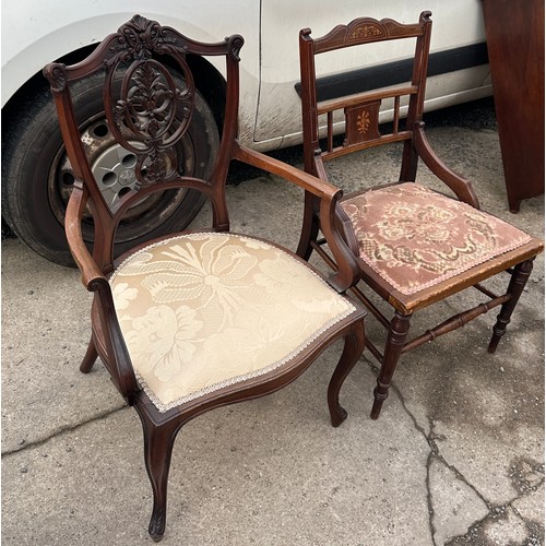 320 - Two antique chairs