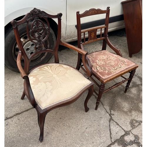 320 - Two antique chairs