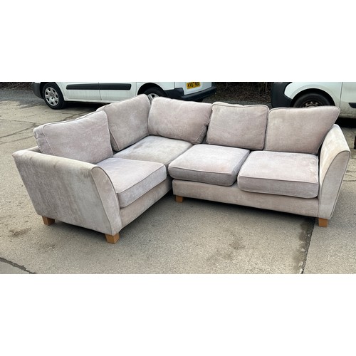 308 - 4 seater grey corner sofa