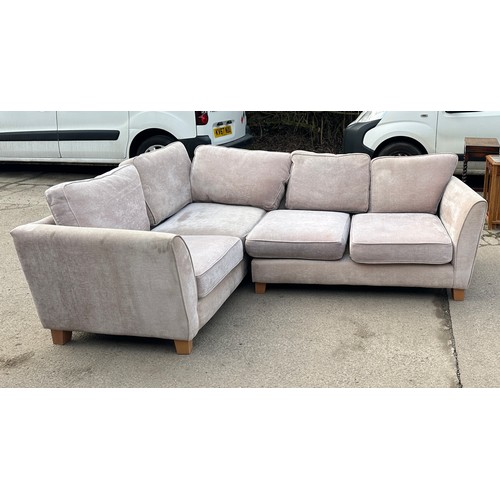 308 - 4 seater grey corner sofa