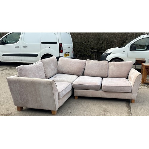 308 - 4 seater grey corner sofa