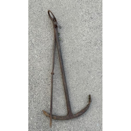 245 - Large boat anchor length 32 inches