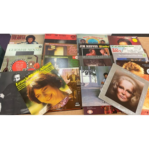 191 - Large selection of LP's to include Tom Jones, Classical etc