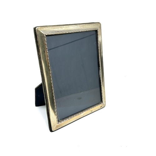 9 - Vintage silver picture frame measures approx 24cm by 18cm