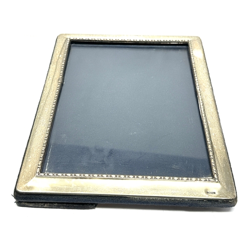 9 - Vintage silver picture frame measures approx 24cm by 18cm