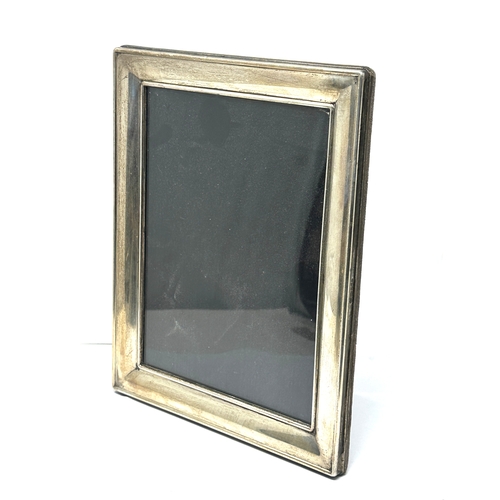10 - Vintage silver picture frame measures approx 24cm by 19cm