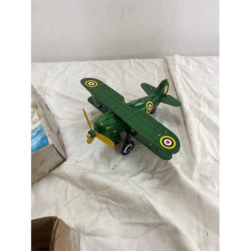 63 - Vintage tin aircraft model AS 586