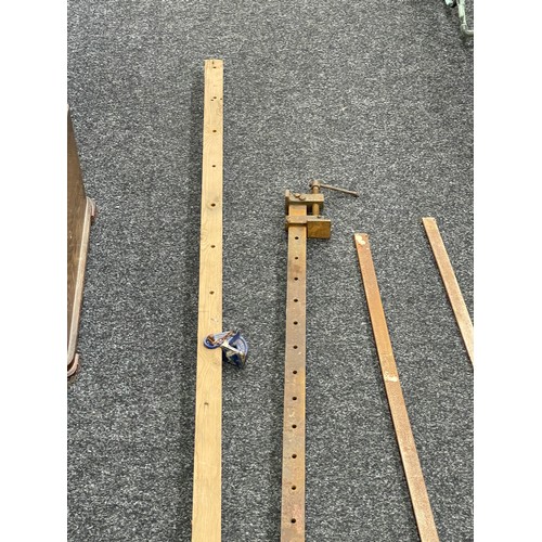 362A - Selection of 4 slash clamps 90 inches long