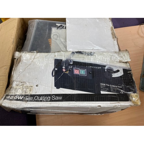 366 - Wickes 450W The cutting saw, boxed, untested