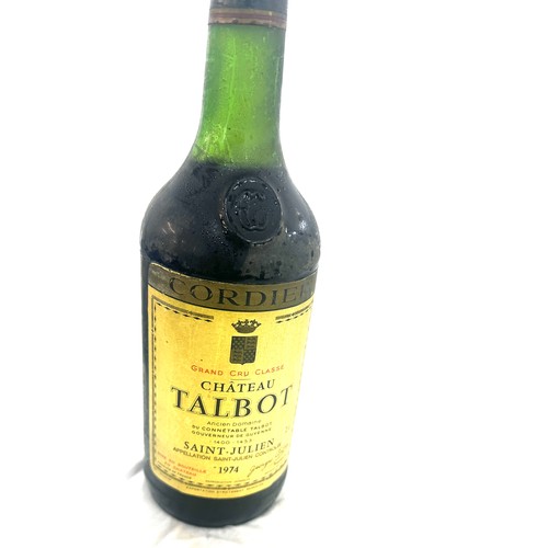 618 - Bottle of cordier talbot saint julien 1974