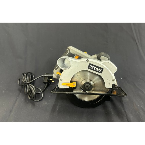 199 - Titan TTb87 with laser circular saw, working order